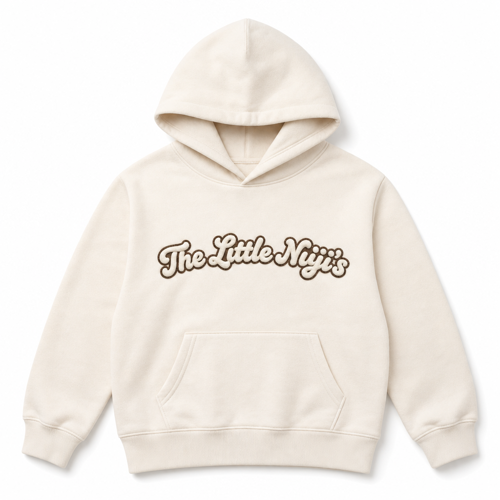 The Little Niijis wordmark hoodie